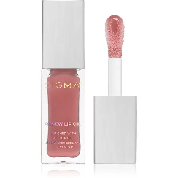 Sigma Beauty Sigma Beauty Renew Lip Oil olje za ustnice ki dodaja hidracijo in sijaj odtenek Tranquil 5,2 g