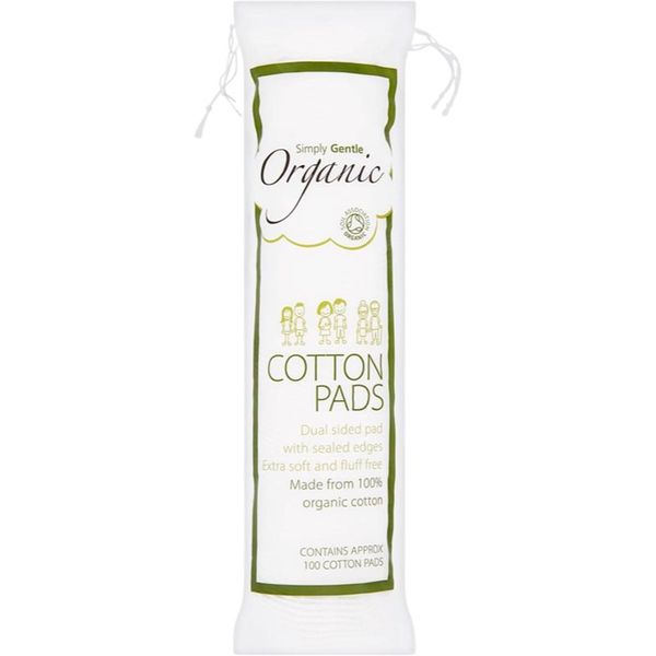 Simply Gentle Simply Gentle Organic Cotton Pads vatni tamponi 100 kos