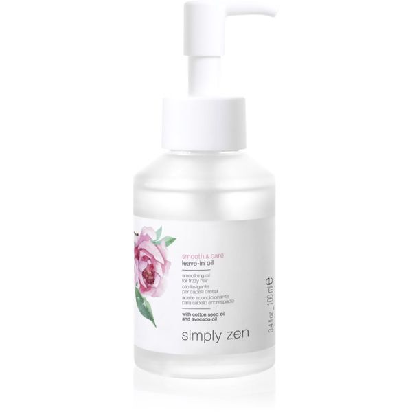 Simply Zen Simply Zen Smooth & Care Leave-in Oil gladilno olje proti krepastim lasem 100 ml