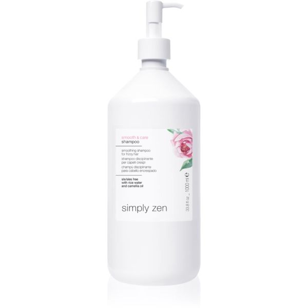 Simply Zen Simply Zen Smooth & Care Shampoo šampon za glajenje las proti krepastim lasem 1000 ml