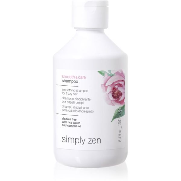 Simply Zen Simply Zen Smooth & Care Shampoo šampon za glajenje las proti krepastim lasem 250 ml