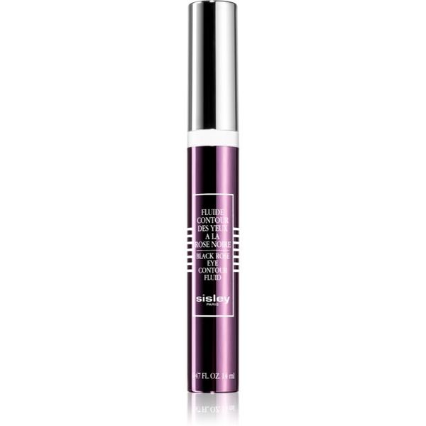 Sisley Sisley Black Rose Eye Contour Fluid pomlajevalni serum za predel okoli oči proti oteklinam in temnim kolobarjem 14 ml