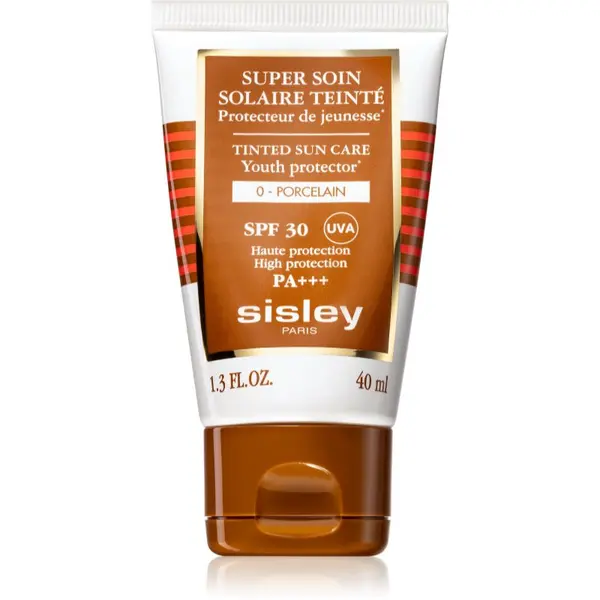 Sisley Sisley Super Soin Solaire Teinté zaščitna tonirana krema za obraz SPF 30 odtenek 0 Porcelain 40 ml