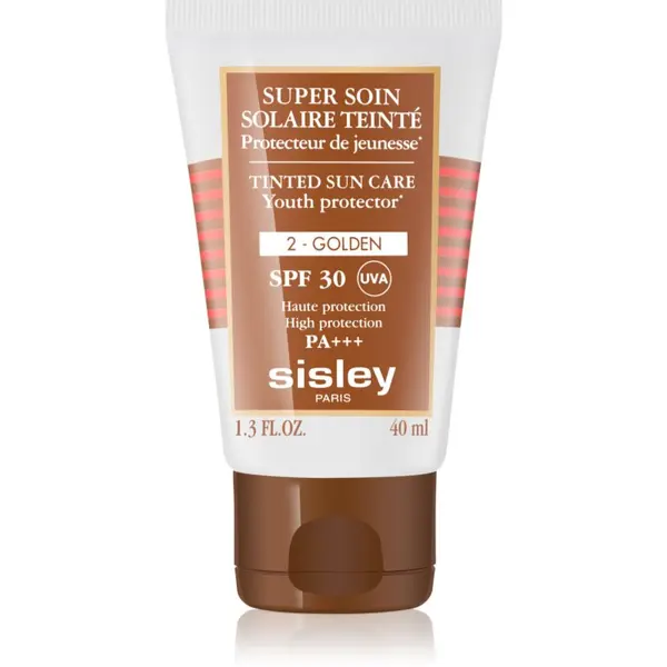 Sisley Sisley Super Soin Solaire Teinté zaščitna tonirana krema za obraz SPF 30 odtenek 2 Golden 40 ml