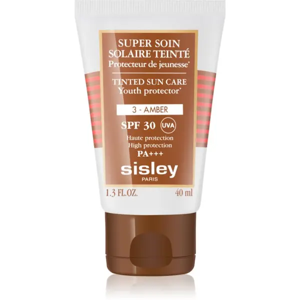 Sisley Sisley Super Soin Solaire Teinté zaščitna tonirana krema za obraz SPF 30 odtenek 3 Amber 40 ml