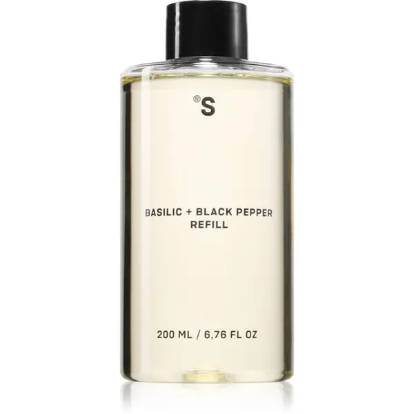 Sister's Aroma Sister's Aroma Basilic + Black Paper nadomestno polnilo za aroma difuzor 200 ml