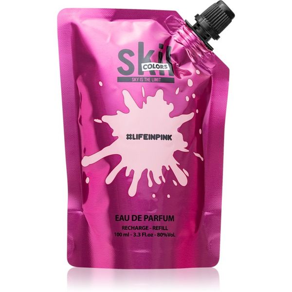 Skil Skil Colors Life in Pink parfumska voda nadomestno polnilo za ženske 100 ml