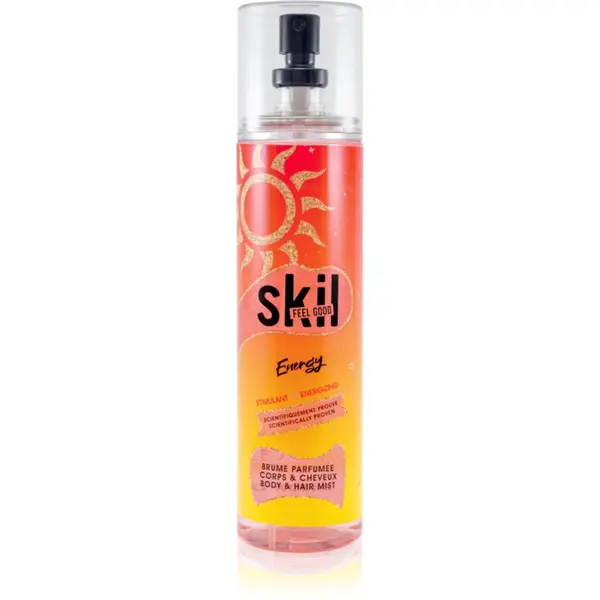 Skil Skil Feel Good Energy parfumska meglica za telo in lase za ženske 250 ml