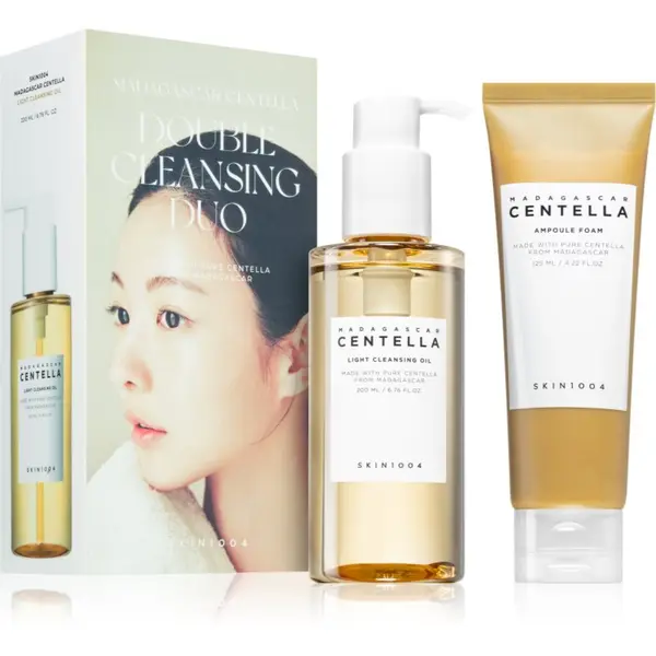 SKIN1004 SKIN1004 Madagascar Centella Double Cleansing Duo set za čisto in pomirjeno kožo obraza