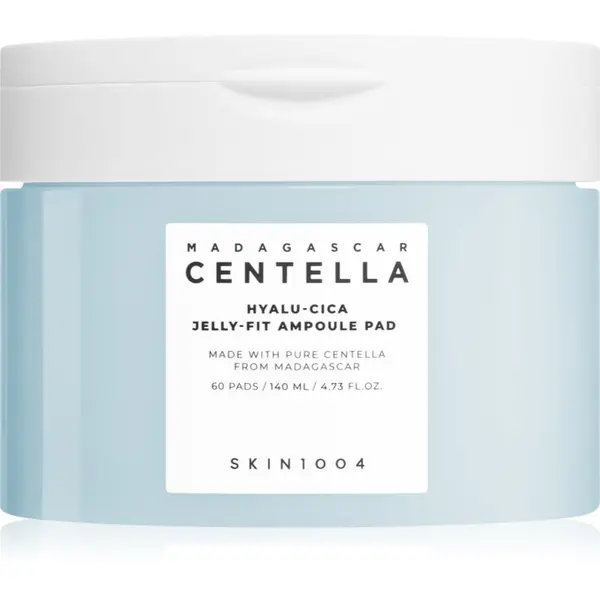 SKIN1004 SKIN1004 Madagascar Centella Hyalu-Cica Jelly-Fit Ampoule Pad tonizirajoče blazinice za dehidrirano suho kožo 60 kos