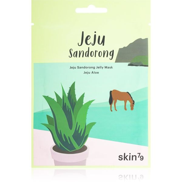 Skin79 Skin79 Jeju Sandorong Jeju Aloe pomirjevalna tekstilna maska z vlažilnim učinkom 33 ml
