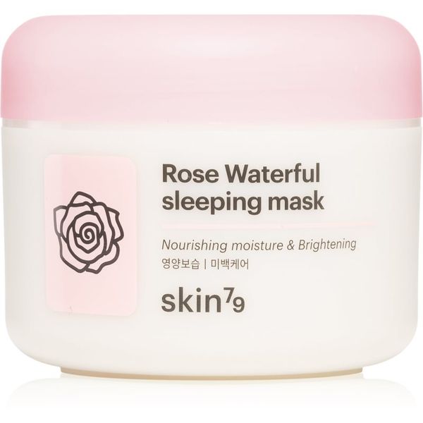 Skin79 Skin79 Rose Waterfull nočna vlažilna maska z vrtnično vodo 100 ml