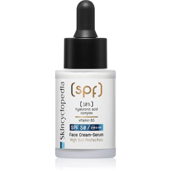 Skincyclopedia Skincyclopedia 10% Hyaluronic Acid Complex + Vitamin B5 kremasti serum SPF 50 30 ml