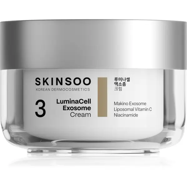 SKINSOO SKINSOO LuminaCell Exosome Cream posvetlitvena krema za obraz 50 ml