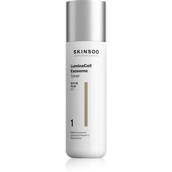SKINSOO SKINSOO LuminaCell Exosome Toner posvetlitveni tonik za obraz 200 ml