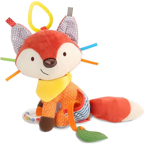 Skip Hop Skip Hop Bandana Buddies Fox aktivnostna igrača z grizljajočim delom za otroke od rojstva 0m+ 1 kos