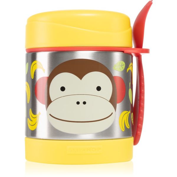 Skip Hop Skip Hop Zoo Monkey termovka z žličko 12m+ 325 ml