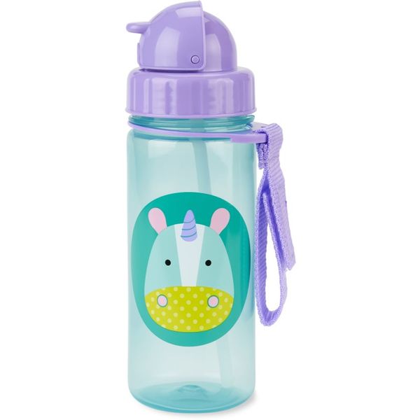 Skip Hop Skip Hop Zoo skodelica s slamico Unicorn 12 m+ 385 ml