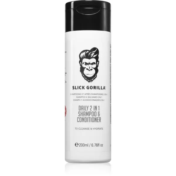 Slick Gorilla Slick Gorilla Daily 2 in 1 Shampoo & Conditioner šampon in balzam 2 v1 200 ml