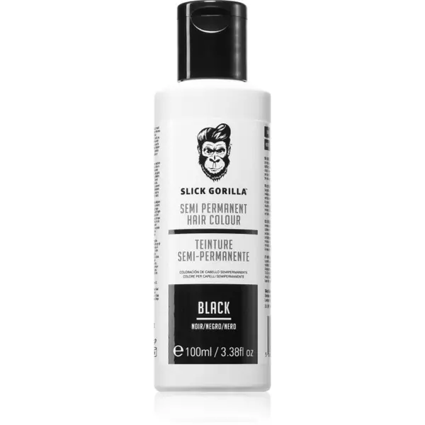 Slick Gorilla Slick Gorilla Hair Colour barva za lase za moške Black 100 ml