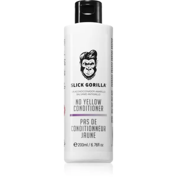 Slick Gorilla Slick Gorilla No Yellow Conditioner balzam za blond lase in lase s prameni 200 ml