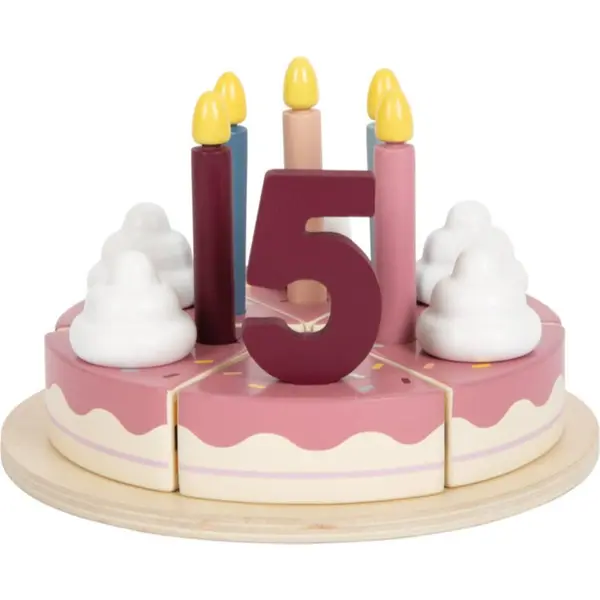 Small foot Small foot Birthday Cake Tasty igrača iz lesa 3 y+ 23 kos