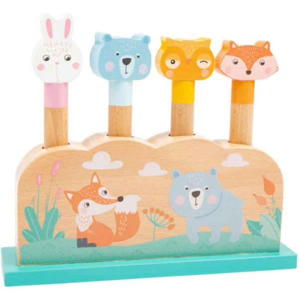 Small foot by Legler Small foot by Legler Game Small Foot Pop Up Animals aktivnostna igrača 18m+ 1 kos