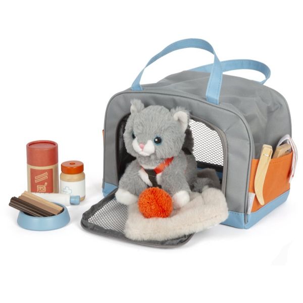 Small foot by Legler Small foot by Legler Small Foot Plush Cat Care Set Animals Pastel plišasta igrača 2y+ 1 kos