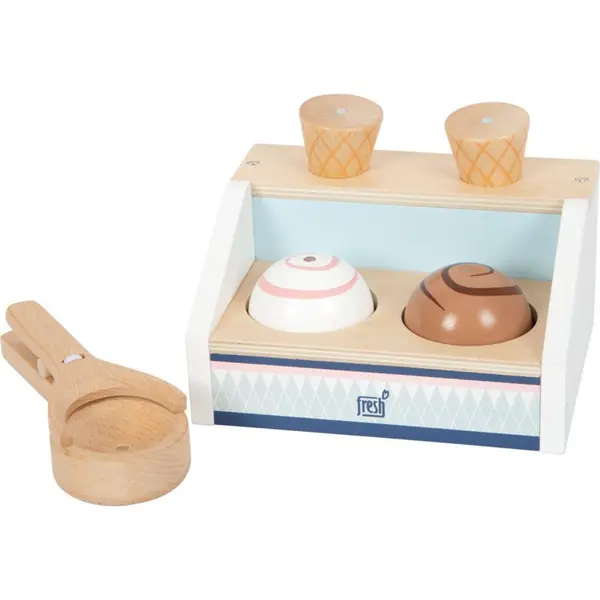 Small foot Small foot Wooden Ice Cream Stand Fresh komplet igrač za otroke 3 y+ 1 kos