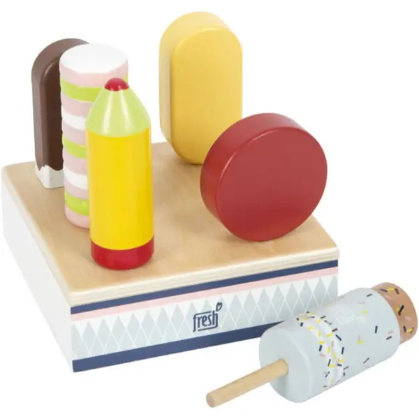 Small foot Small foot Wooden Popsicle Set Fresh komplet igrač za otroke 3 y+ 1 kos