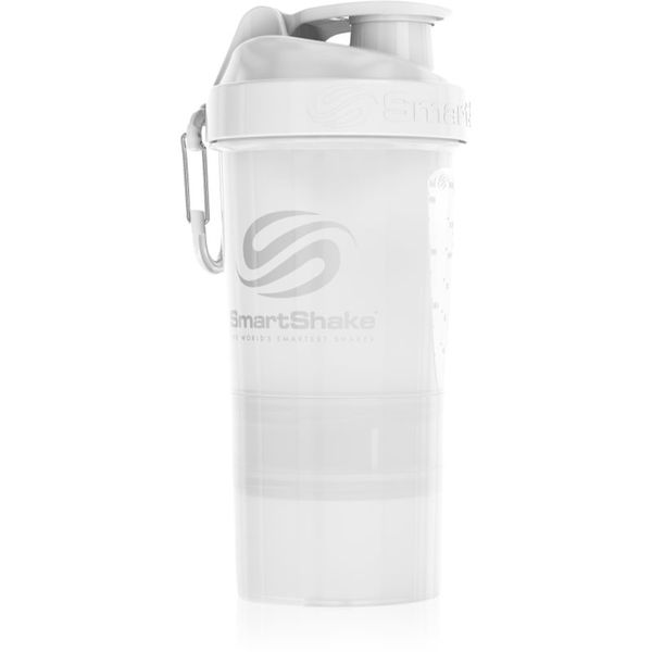 Smartshake Smartshake Original2GO športni shaker + rezervoar barva Pure White 600 ml