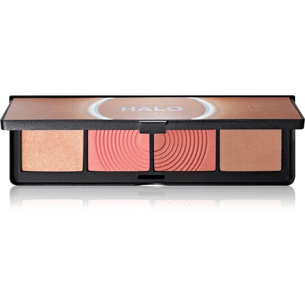 Smashbox Smashbox Halo Sculpt + Glow Face Palette paleta osvetljevalcev in rdečil odtenek Back to Cali 15,7 g