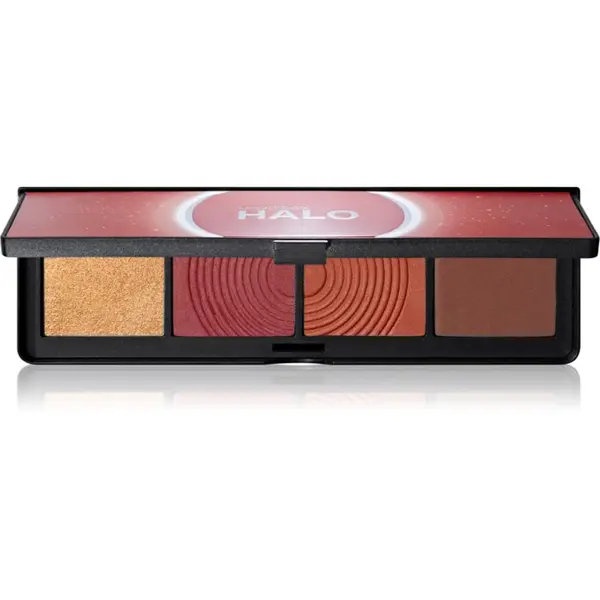 Smashbox Smashbox Halo Sculpt + Glow Face Palette paleta osvetljevalcev in rdečil odtenek Berry Saturation 15,7 g