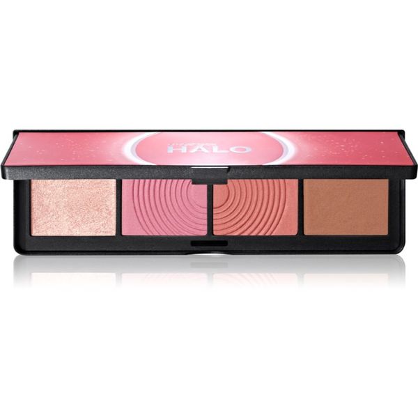 Smashbox Smashbox Halo Sculpt + Glow Face Palette paleta osvetljevalcev in rdečil odtenek Pink Saturation 15,7 g