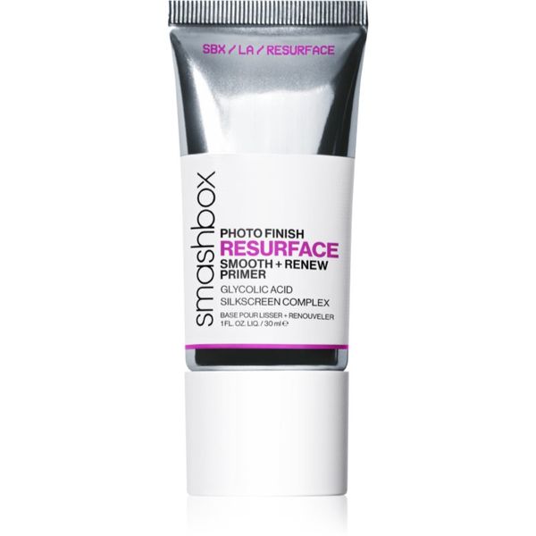 Smashbox Smashbox Photo Finish Resurface Smooth + Renew Primer podlaga za glajenje in osvetljevanje kože 30 ml