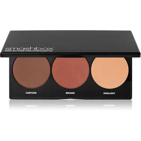Smashbox Smashbox Step-By-Step Contour Palette paleta za konture obraza odtenek Deep 8.68 g