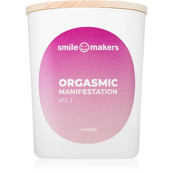 Smile Makers Smile Makers Orgasmic Manifestations dišeča sveča Sweaty 180 g