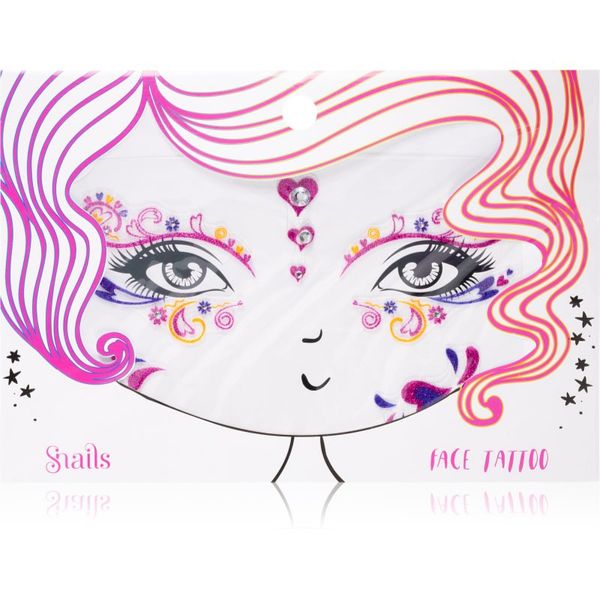 Snails Snails Face Tattoo tetovaža za obraz Queen of Hearts 1 kos