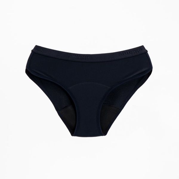 Snuggs Snuggs Active Classic Heavy Black menstrualne hlačke iz blaga za močno menstruacijo velikost S 1 kos