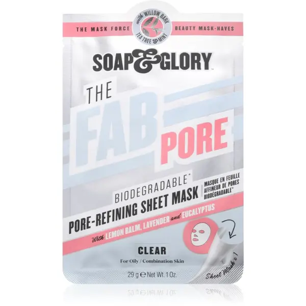Soap & Glory Soap & Glory The Fab Pore maska iz platna 29 g