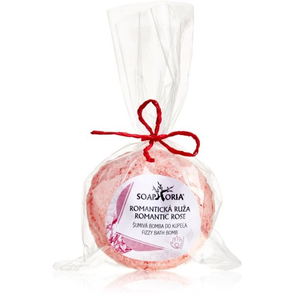 Soaphoria Soaphoria Romantic Rose antistresna kroglica za kopel z regeneracijskim učinkom 85 g