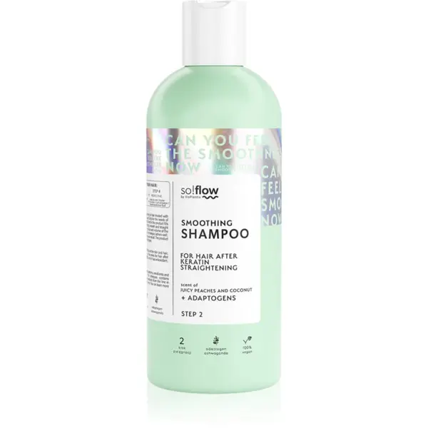 so!flow so!flow After Keratin Straightening Smoothing Shampoo šampon za glajenje las 400 ml