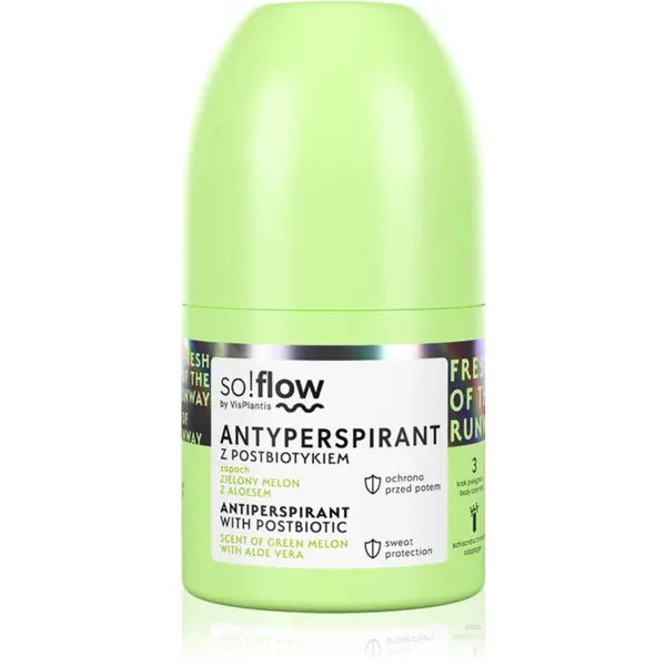 so!flow so!flow Antiperspirant With Postbiotic antiperspirant roll-on 50 ml