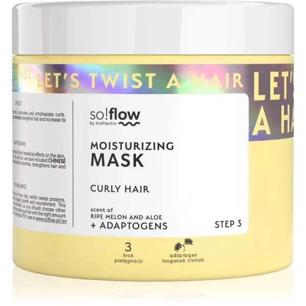so!flow so!flow Curly Hair Nourishing Mask hranilna maska za kodraste lase 400 ml