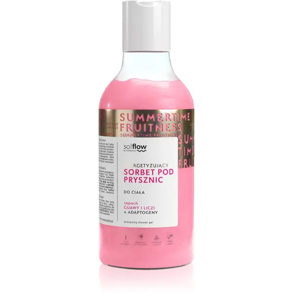 so!flow so!flow Energizing Shower Sorbet vlažilni sorbet za telo za tuš Guava, Lychee 400 ml