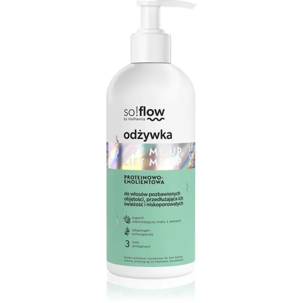 so!flow so!flow Hair Without Volume Protein-Emollient Conditioner balzam za lase brez volumna 300 ml