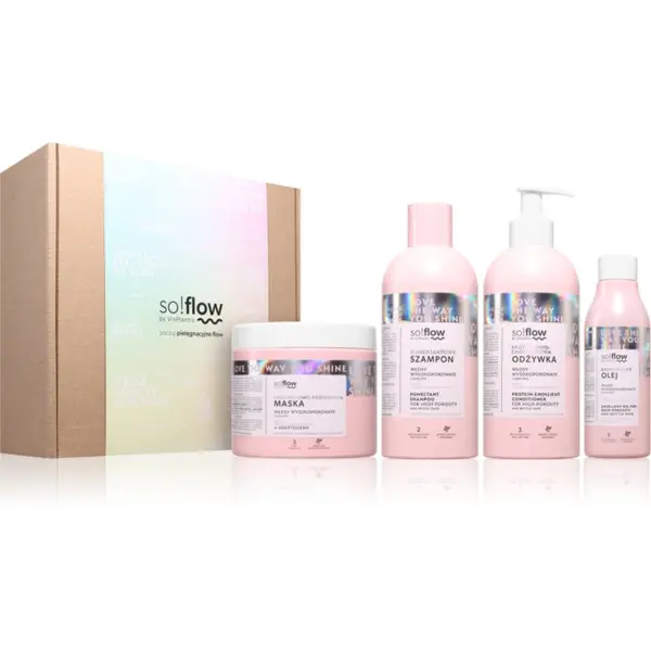 so!flow so!flow High Porosity Hair Set darilni set za lomljive in izčrpane lase
