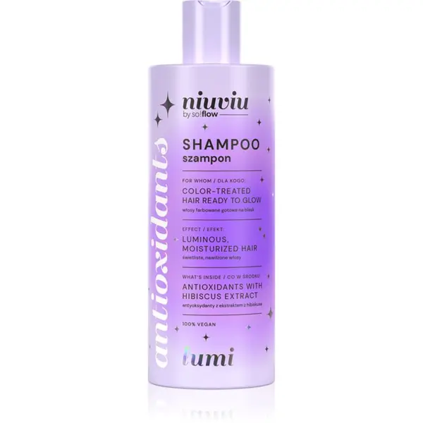 so!flow so!flow LUMI Hair Shampoo With Antioxidants posvetlitveni in krepilni šampon za barvane lase 300 ml