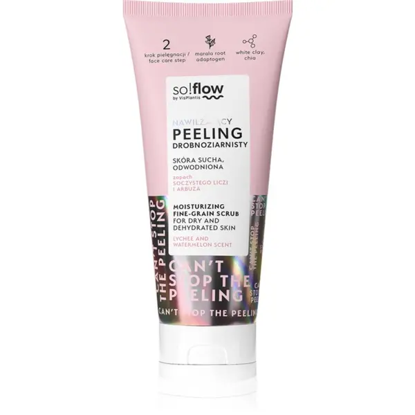 so!flow so!flow Moisturizing Face Peeling čistilni piling za telo 75 ml