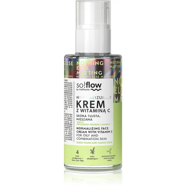 so!flow so!flow Normalizing Face Cream With Vitamin C krema za normalizacijo mastne kože z vitaminom C 50 ml